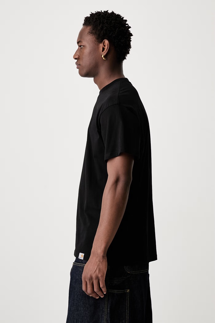 Carhartt WIP S/S Bumper Stickers T-shirt bawełniany męski I036884 czarny AW26
