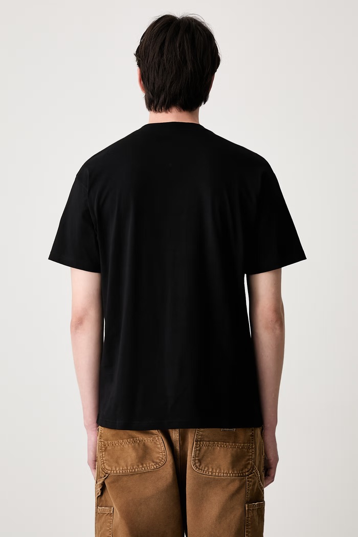Odzież Carhartt WIP S/S Cheese Toast T-shirt bawełniany męski I036882 czarny