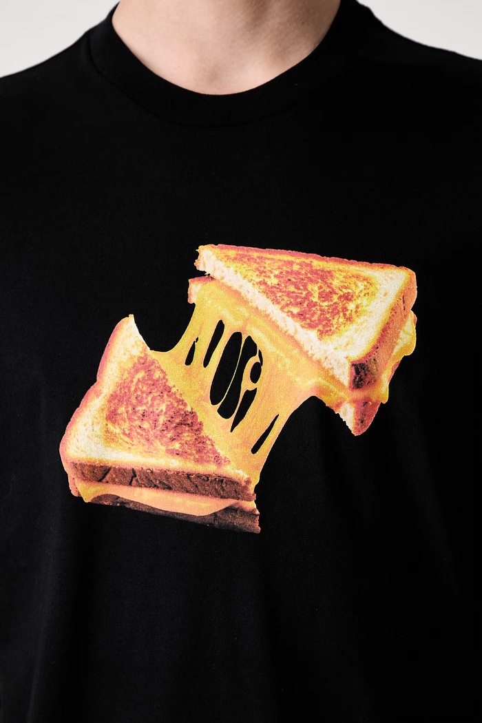 Carhartt WIP S/S Cheese Toast T-shirt bawełniany męski I036882 czarny