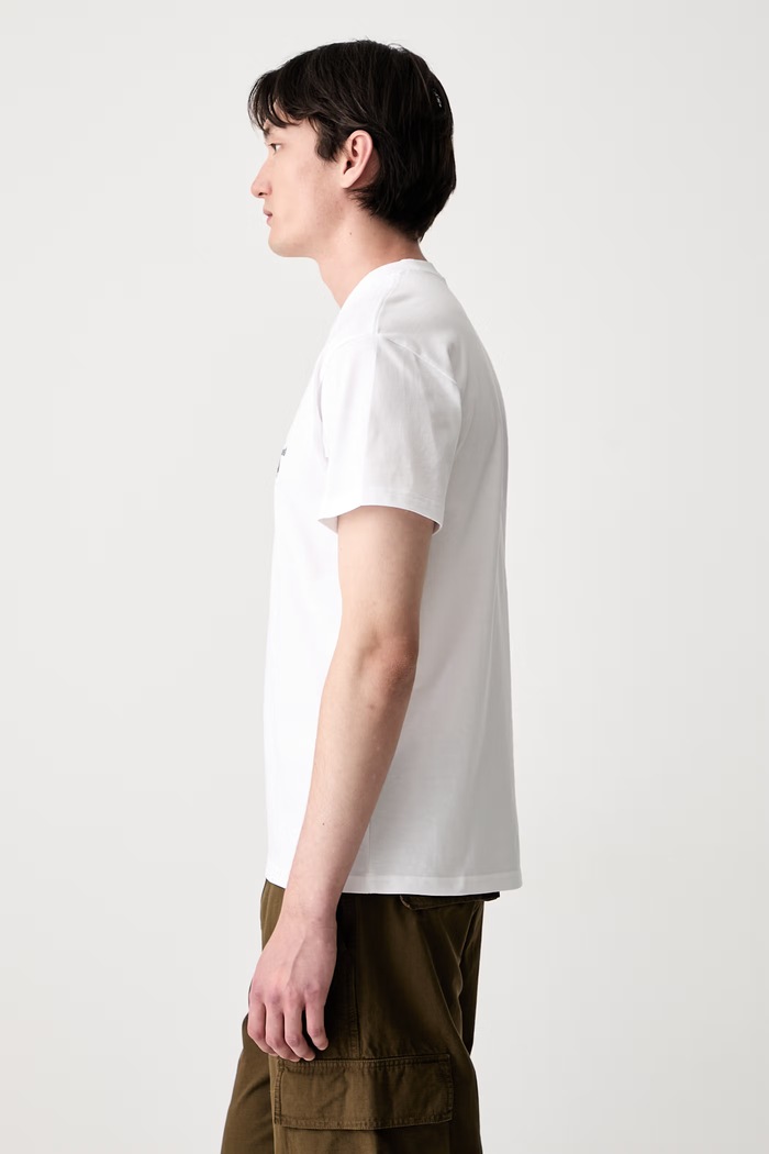 Carhartt WIP S/S Gracious T-shirt bawełniany męski I036879 biały AW26