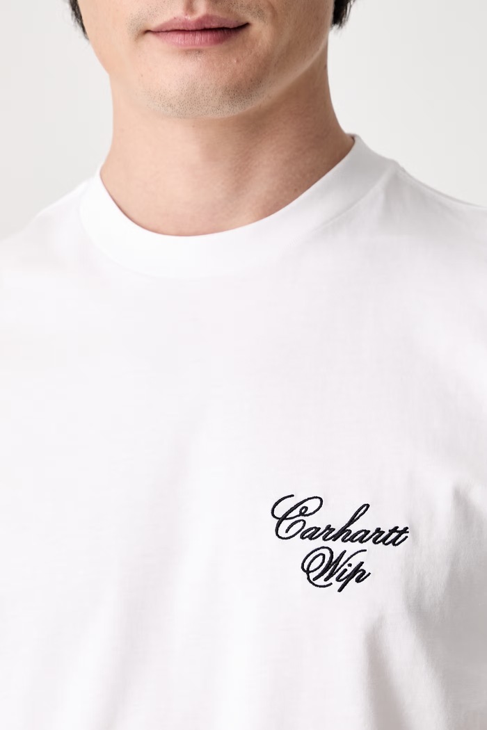 Carhartt WIP S/S Gracious T-shirt bawełniany męski I036879 biały