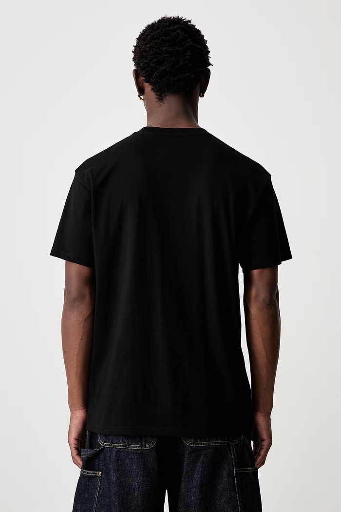 Одежда Carhartt WIP S/S Gracious футболка из хлопка для мужчин I036879 чёрный