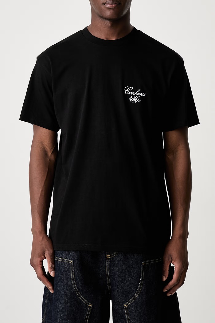 Carhartt WIP S/S Gracious футболка из хлопка для мужчин чёрный I036879