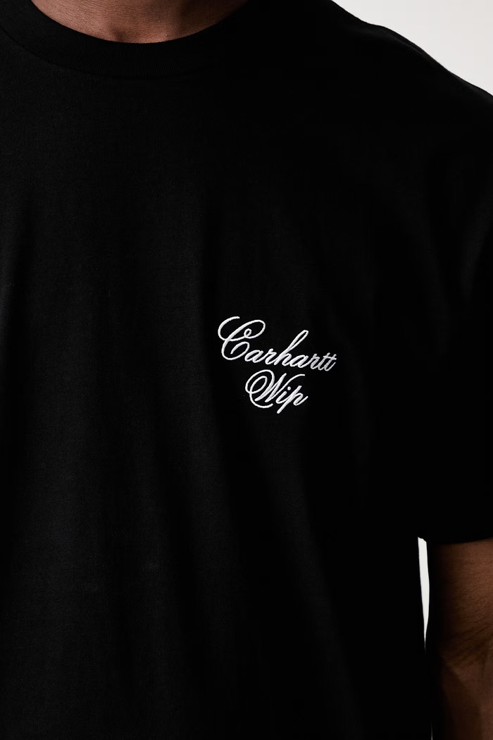 Carhartt WIP S/S Gracious футболка из хлопка для мужчин I036879 чёрный