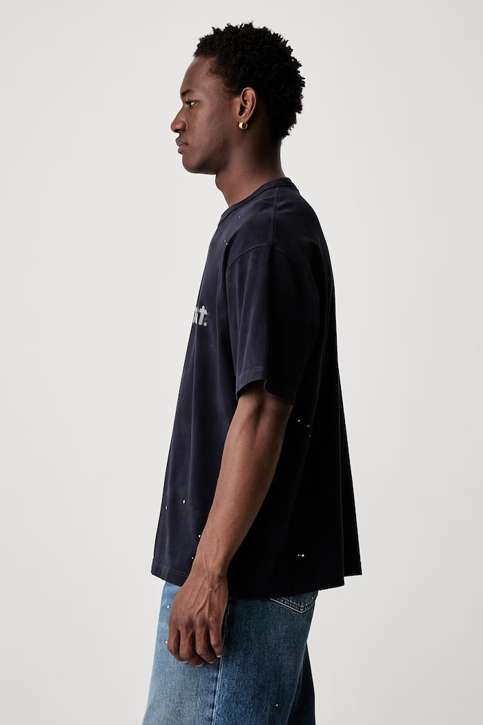 Carhartt WIP S/S Painter tricou din bumbac pentru bărbați I036853 bleumarin AW26