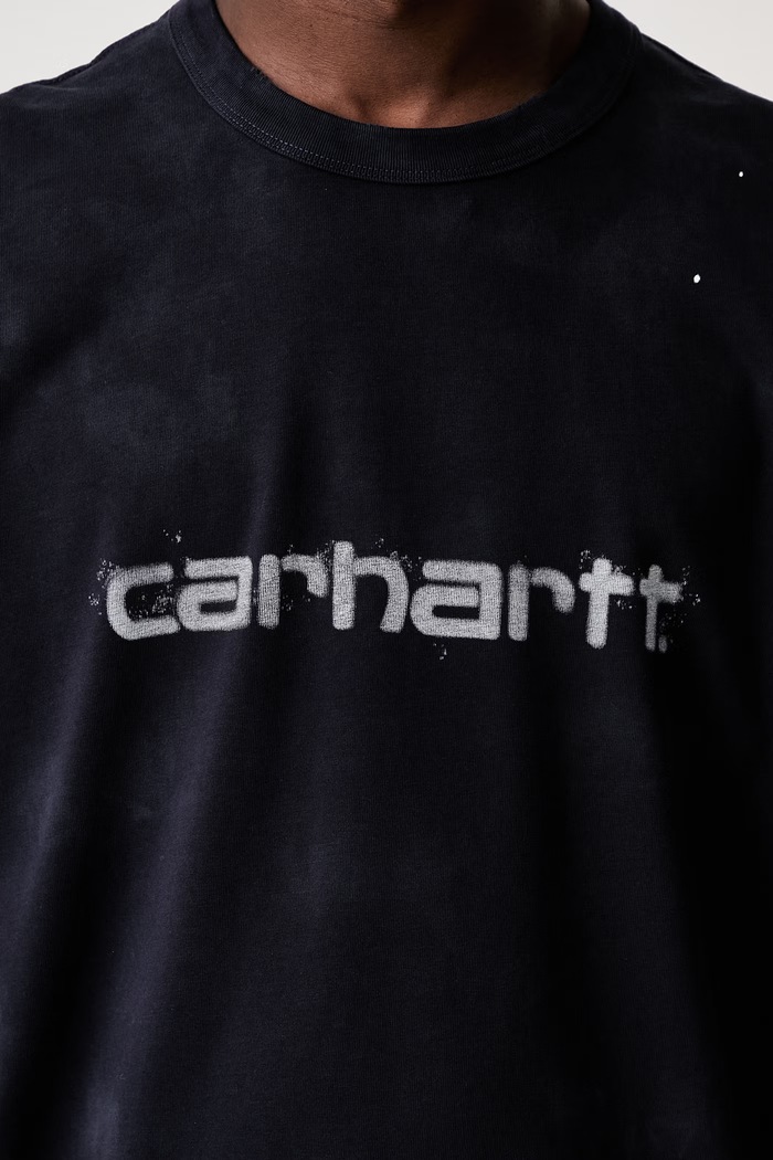 Carhartt WIP S/S Painter tricou din bumbac pentru bărbați I036853 bleumarin