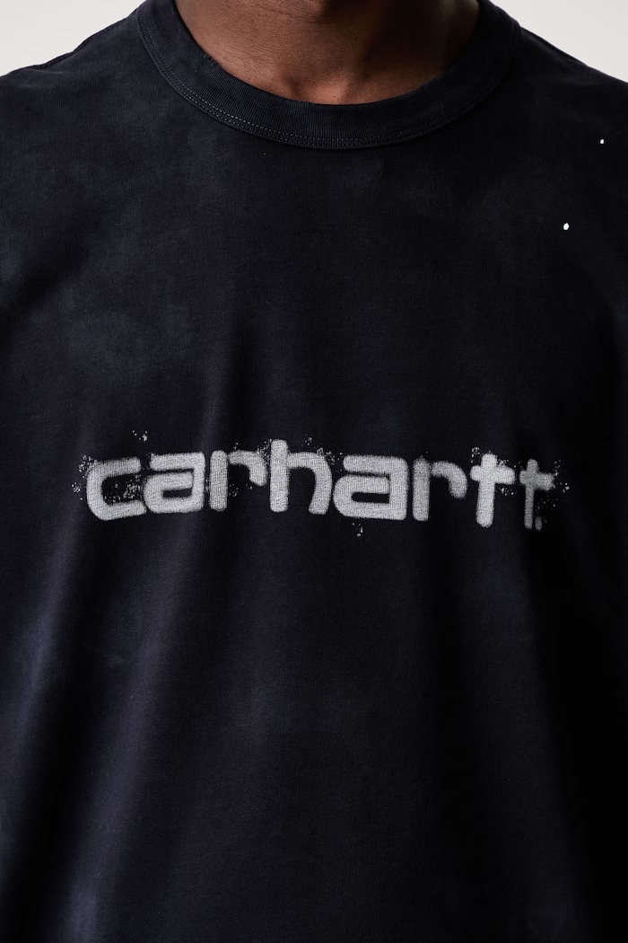 Carhartt WIP S/S Painter tricou din bumbac pentru bărbați I036853 bleumarin