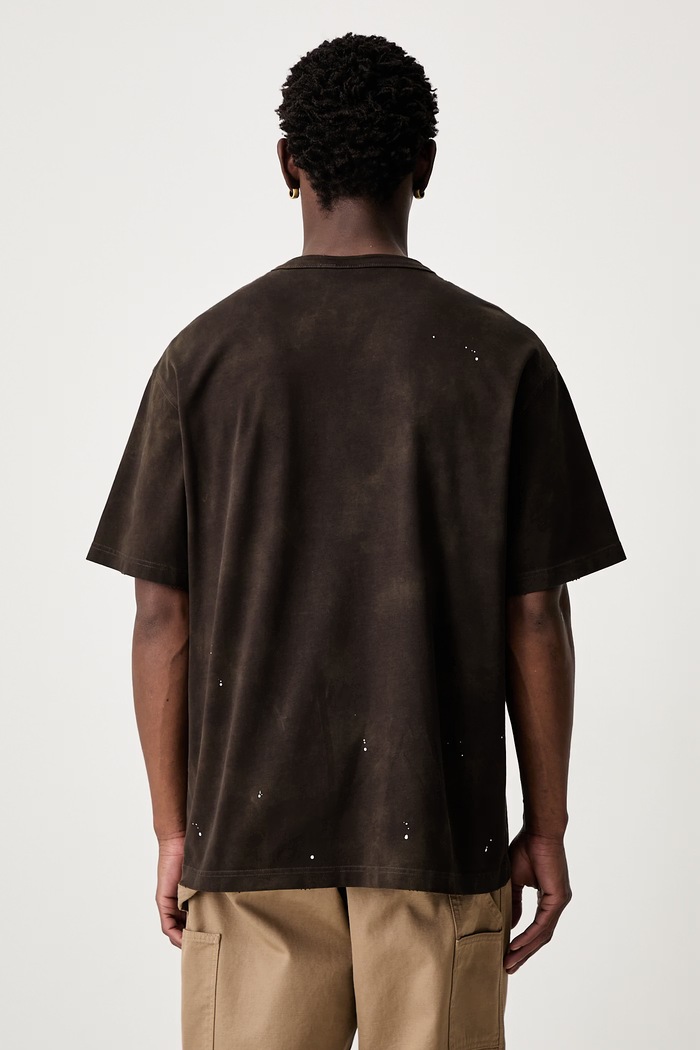 Odzież Carhartt WIP S/S Painter T-shirt bawełniany męski I036853 brązowy
