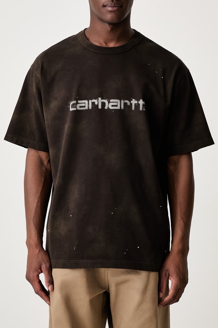 Carhartt WIP S/S Painter T-shirt bawełniany męski brązowy I036853