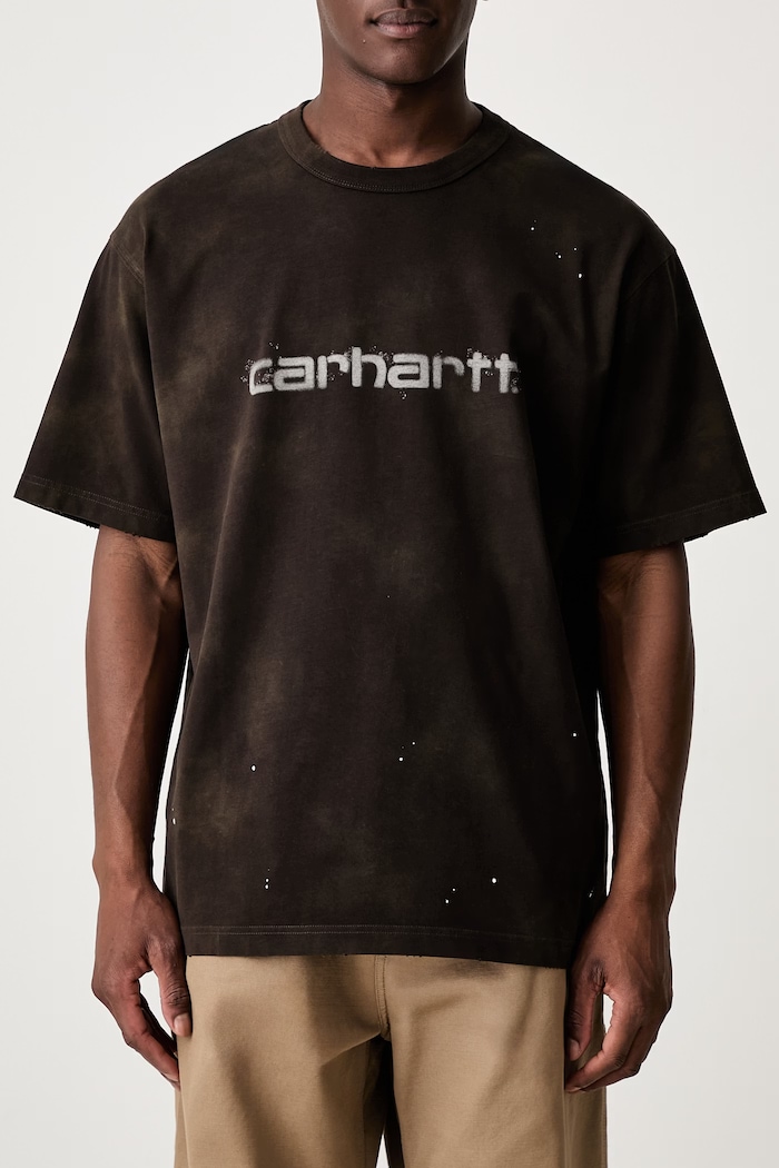 Carhartt WIP S/S Painter T-shirt bawełniany męski brązowy I036853