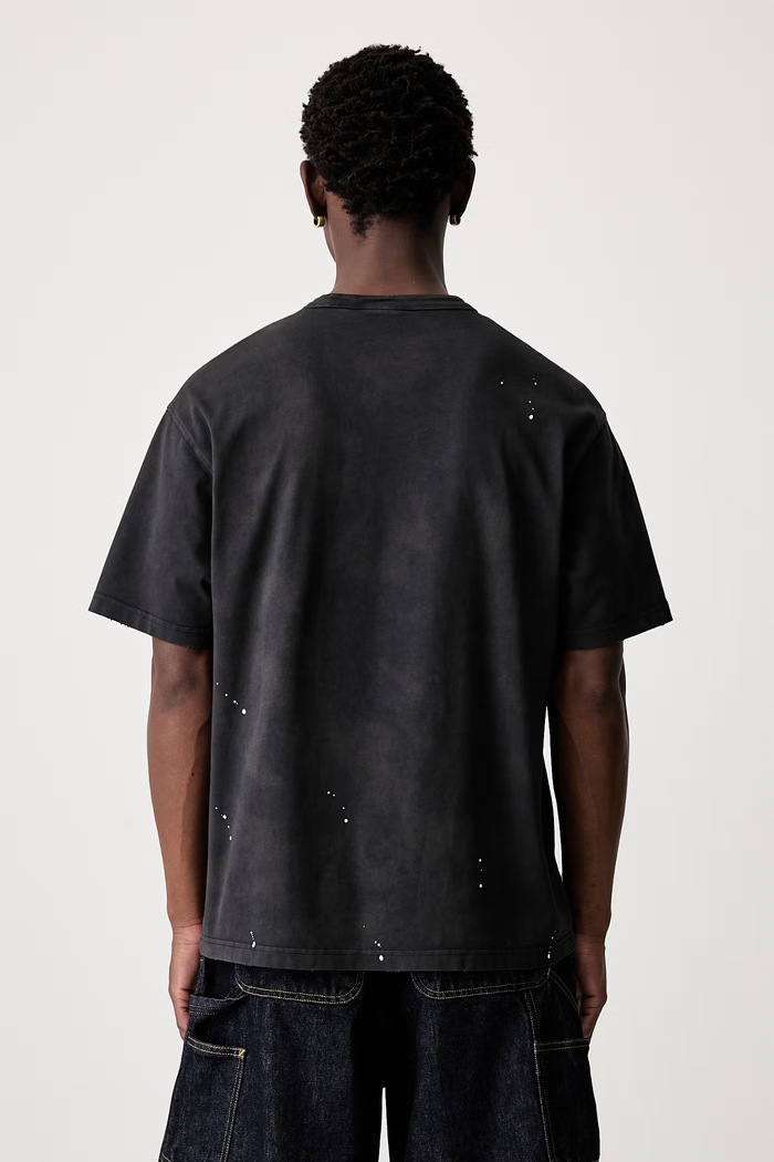 Одежда Carhartt WIP S/S Painter футболка из хлопка для мужчин I036853 чёрный
