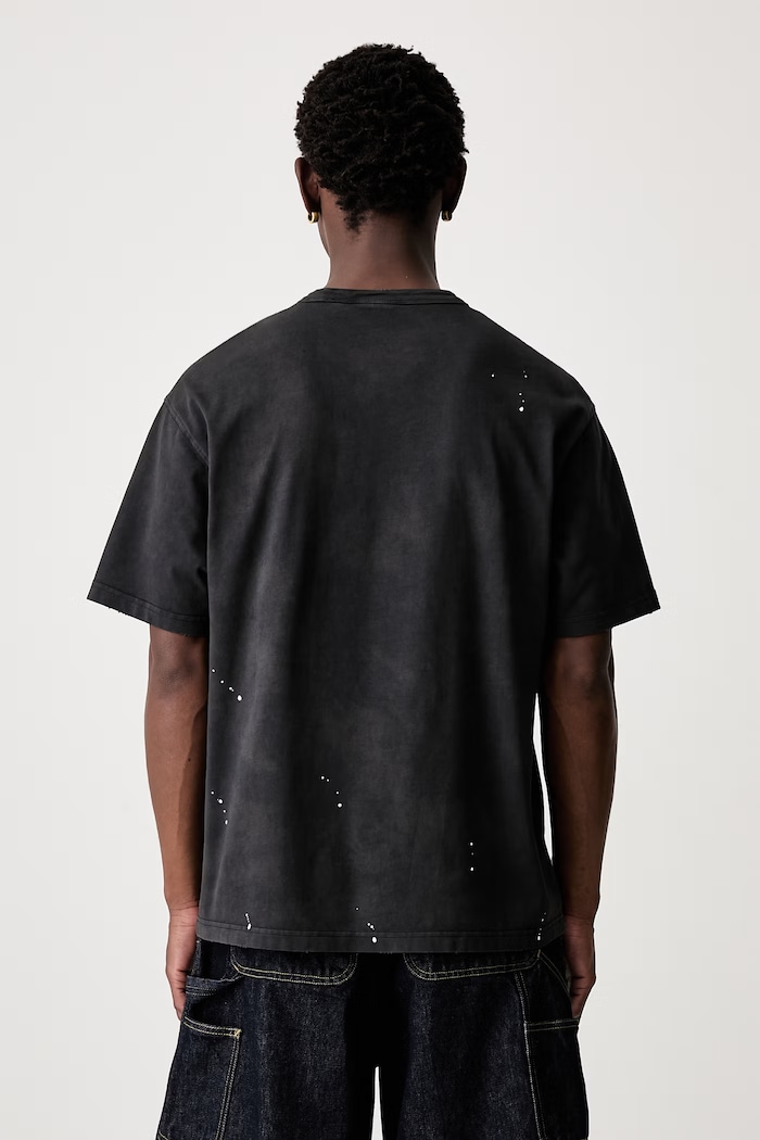 Одежда Carhartt WIP S/S Painter футболка из хлопка для мужчин I036853 чёрный