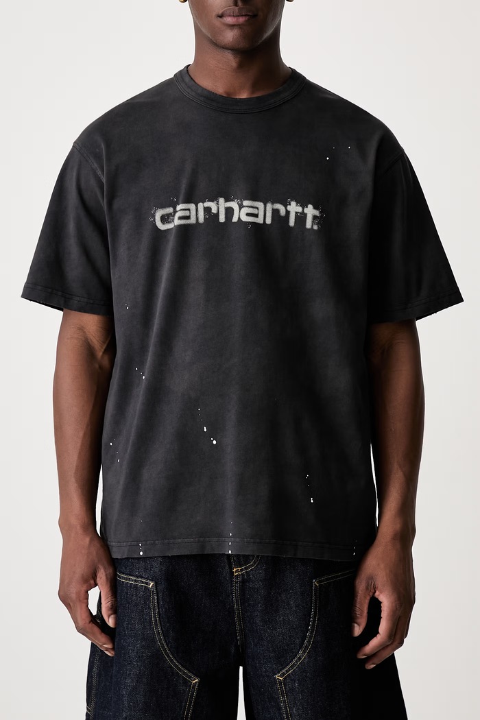 Carhartt WIP S/S Painter футболка из хлопка для мужчин чёрный I036853