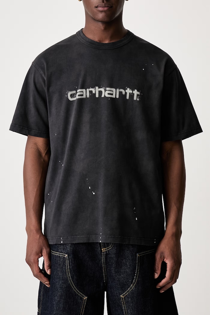 Carhartt WIP S/S Painter футболка из хлопка для мужчин чёрный I036853