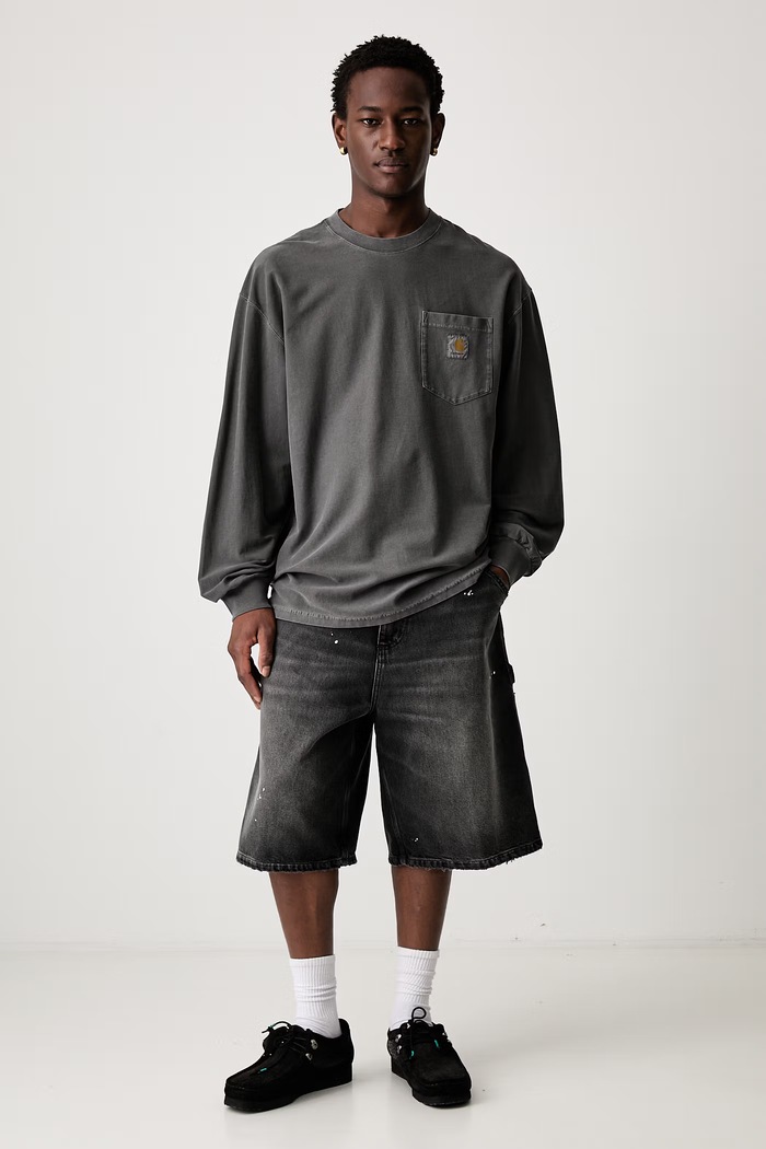 Carhartt WIP L/S Loose Pocket longsleeve męski bawełniany I036862