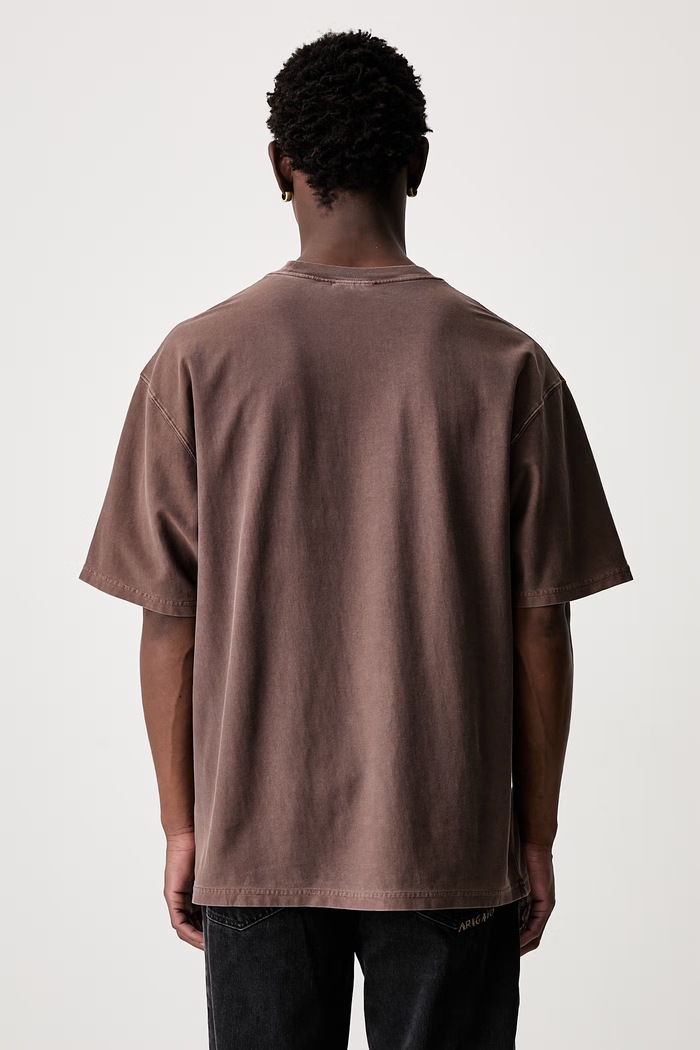 Odzież Carhartt WIP S/S Loose Pocket T-shirt bawełniany męski I036863 brązowy