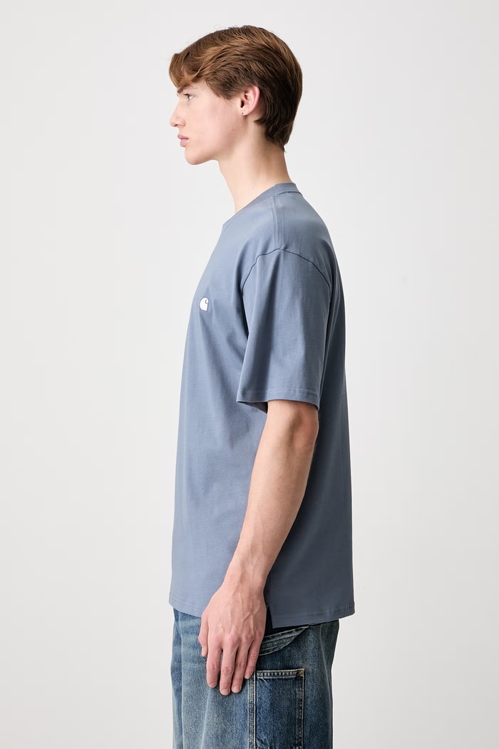 Carhartt WIP S/S Madison basic majica kratkih rukava od pamuka za muškarce I033000 plava AW26