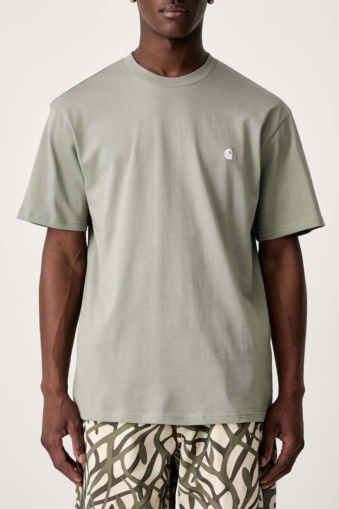 Carhartt WIP S/S Madison T-shirt basic bawełniany męski zielony I033000
