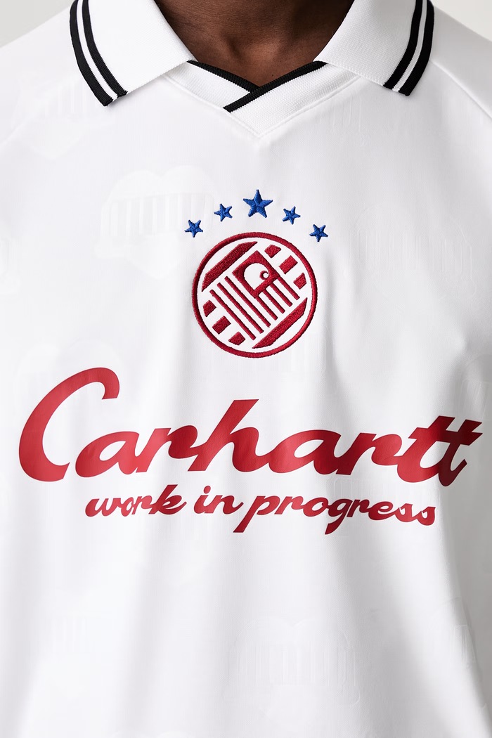 Carhartt WIP S/S Terrace Football tričko pánske I037567 biela