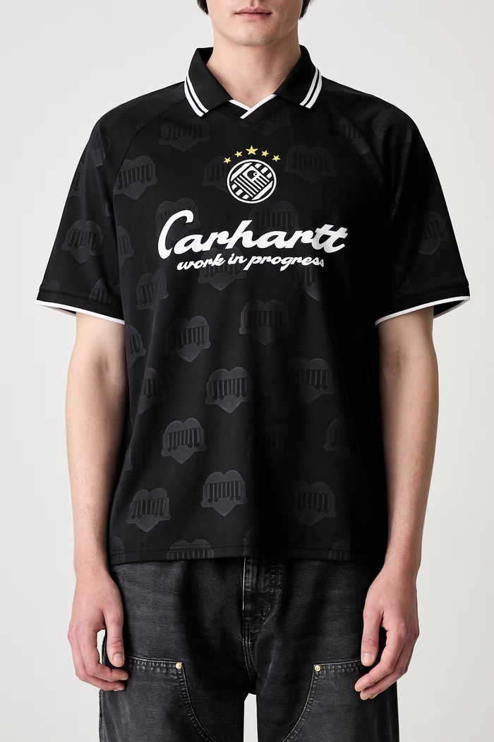 Carhartt WIP S/S Terrace Football T-shirt męski czarny I037567