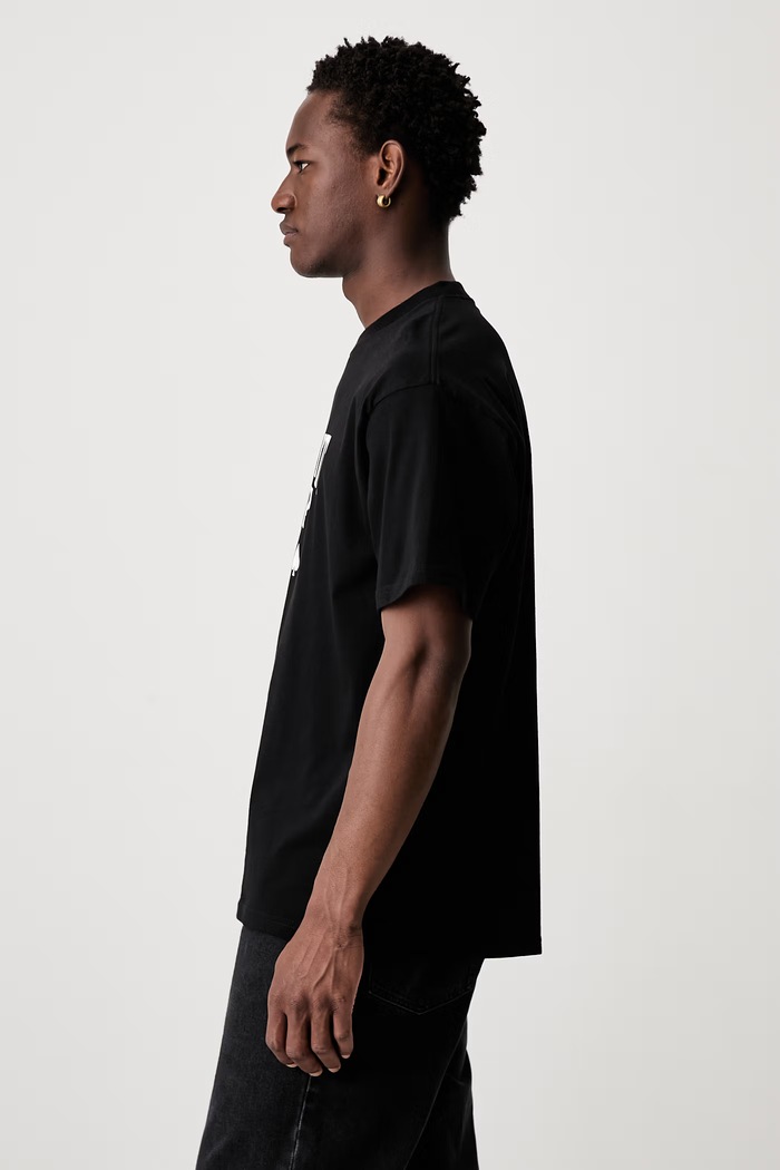 Carhartt WIP S/S Deck T-shirt bawełniany męski I037548 czarny AW26