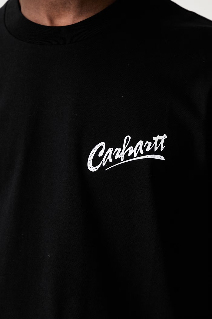 Carhartt WIP S/S Pup T-shirt bawełniany męski I037537 czarny