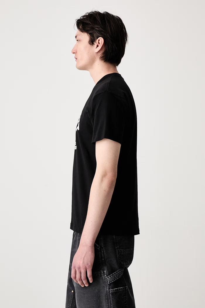 Carhartt WIP S/S Column T-shirt bawełniany męski I037542 czarny AW26