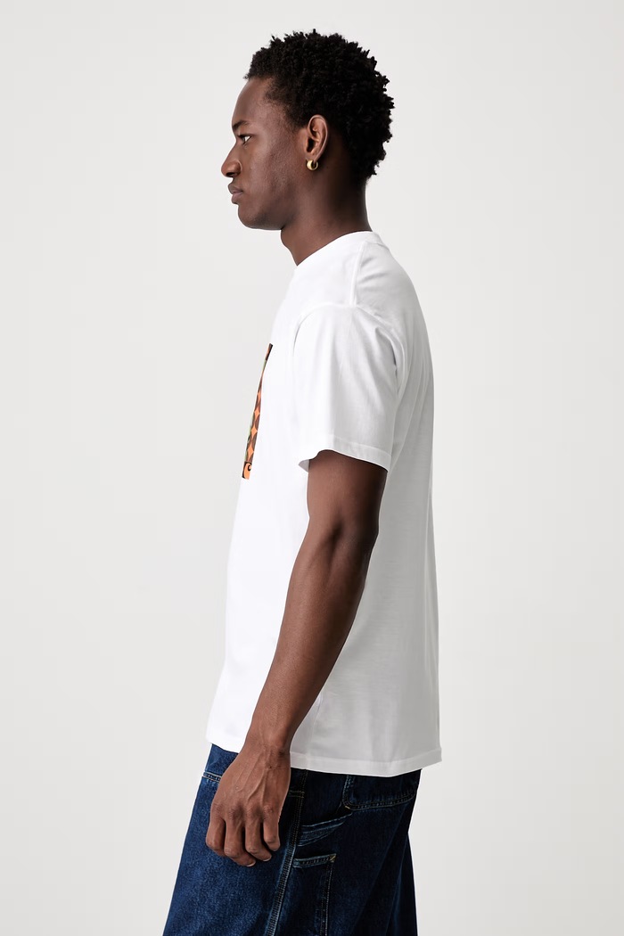 Carhartt WIP S/S Julia Klenovsky T-shirt bawełniany męski I036903 biały AW26