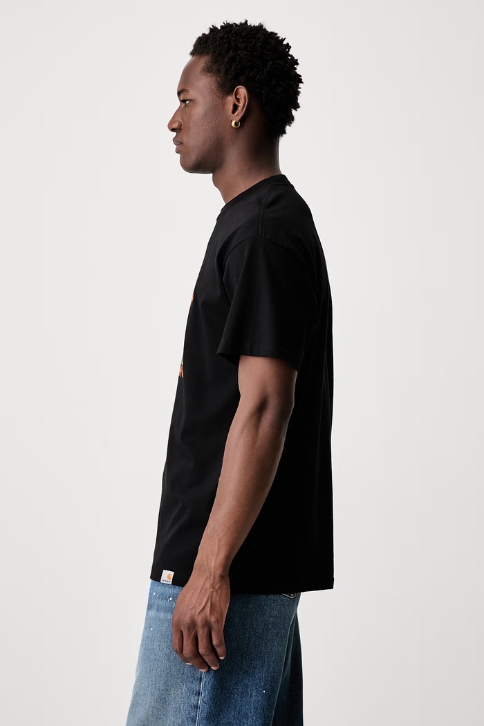 Carhartt WIP S/S Julia Klenovsky T-shirt bawełniany męski I036903 czarny AW26
