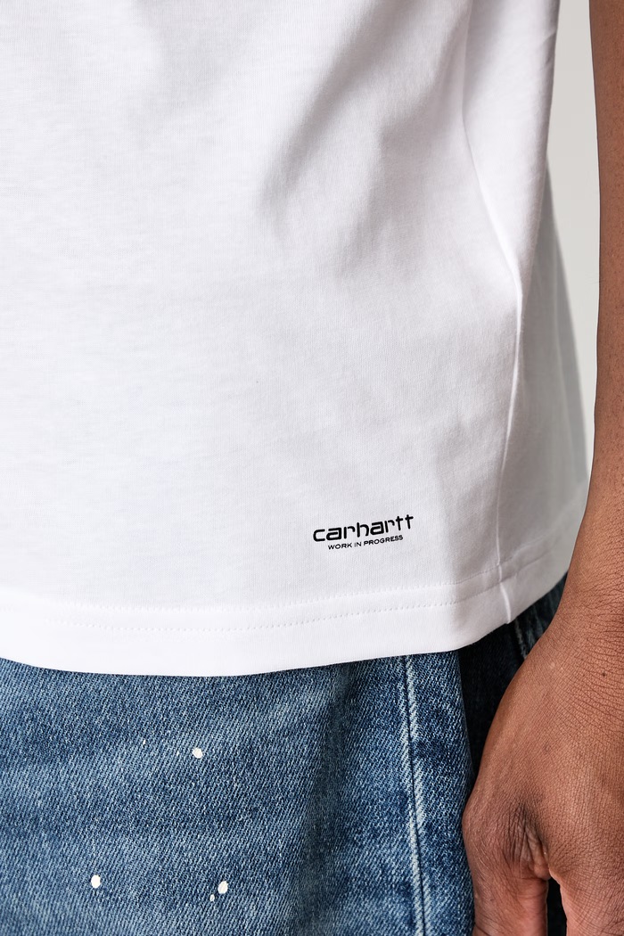 Carhartt WIP Standard Crew Neck футболка из хлопка для женщин 2 шт. I037601 белый
