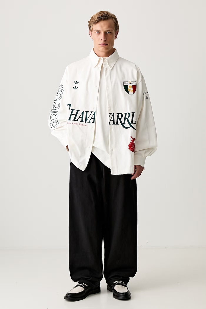 adidas Originals x Willy Chavarria T-shirt oversize bawełniany męski KY7707