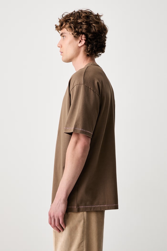 Drôle de Monsieur t-shirt ανδρικό βαμβακερό Iris L.TS331.CO248 πράσινο AW26