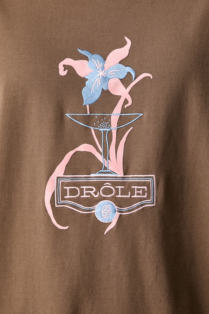 Drôle de Monsieur t-shirt ανδρικό βαμβακερό Iris L.TS331.CO248 πράσινο