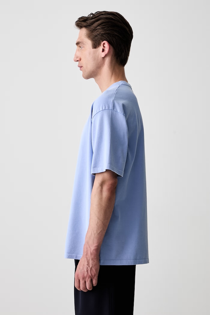 Drôle de Monsieur tričko pánské bavlněné Porcelaine L.TS329.CO248 modrá AW26