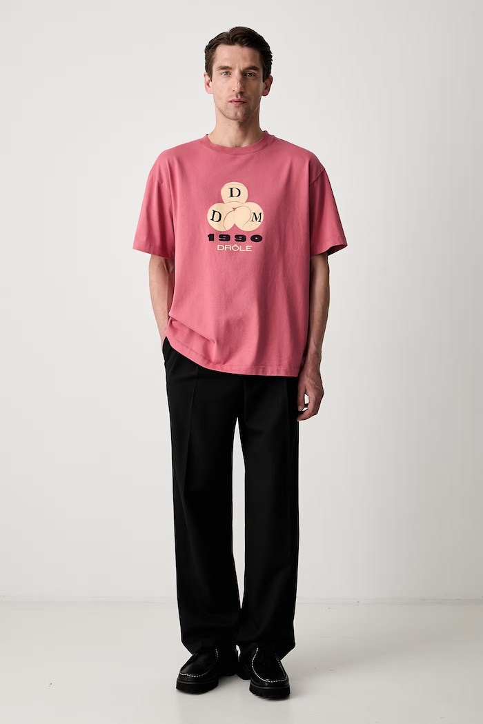 Drôle de Monsieur T-shirt męski bawełniany 1990 L.TS328.CO248