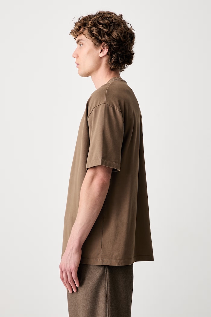 Drôle de Monsieur tricou pentru bărbați din bumbac Ornements L.TS326.CO248 verde AW26