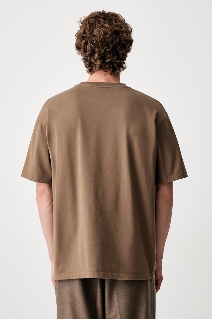 Îmbrăcăminte Drôle de Monsieur tricou pentru bărbați din bumbac Ornements L.TS326.CO248 verde