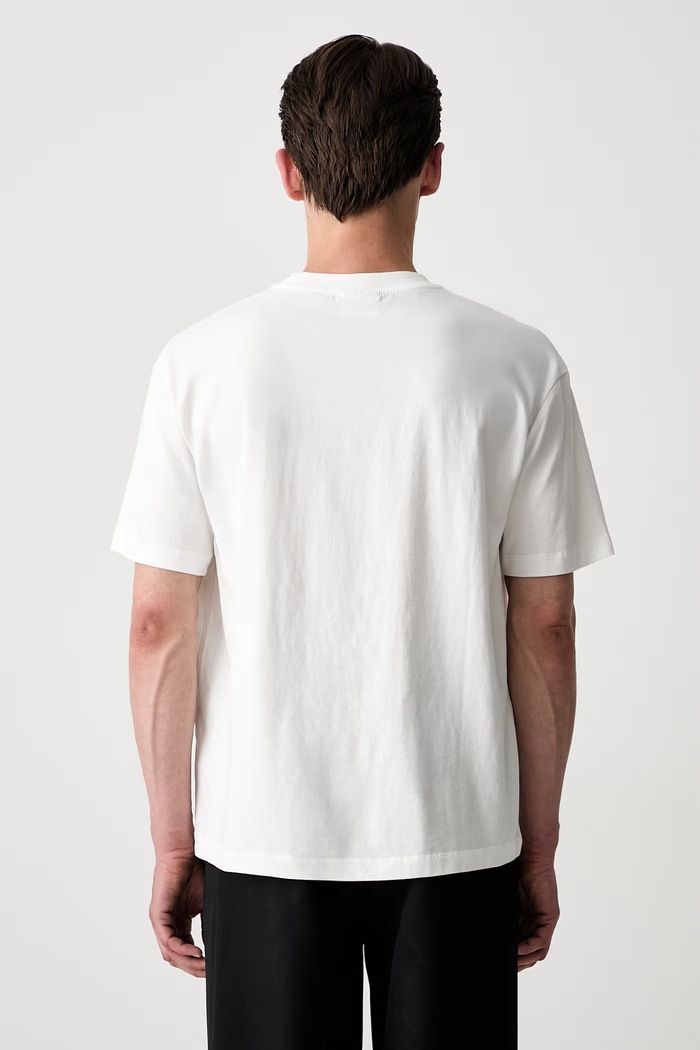 Odzież Drôle de Monsieur Belissima T-shirt bawełniany męski L.TS324.CO311 biały