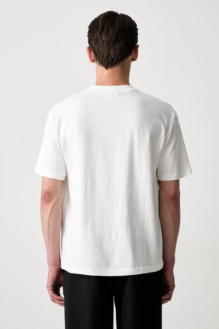 Odzież Drôle de Monsieur Belissima T-shirt bawełniany męski L.TS324.CO311 biały