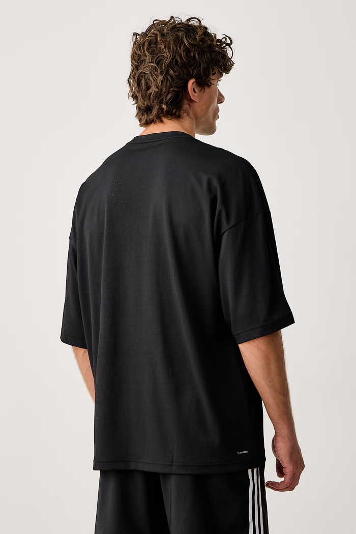 Odjeća adidas Performance Sportska majica kratkih rukava za muškarce TENNIS CLUB KR9542 crna