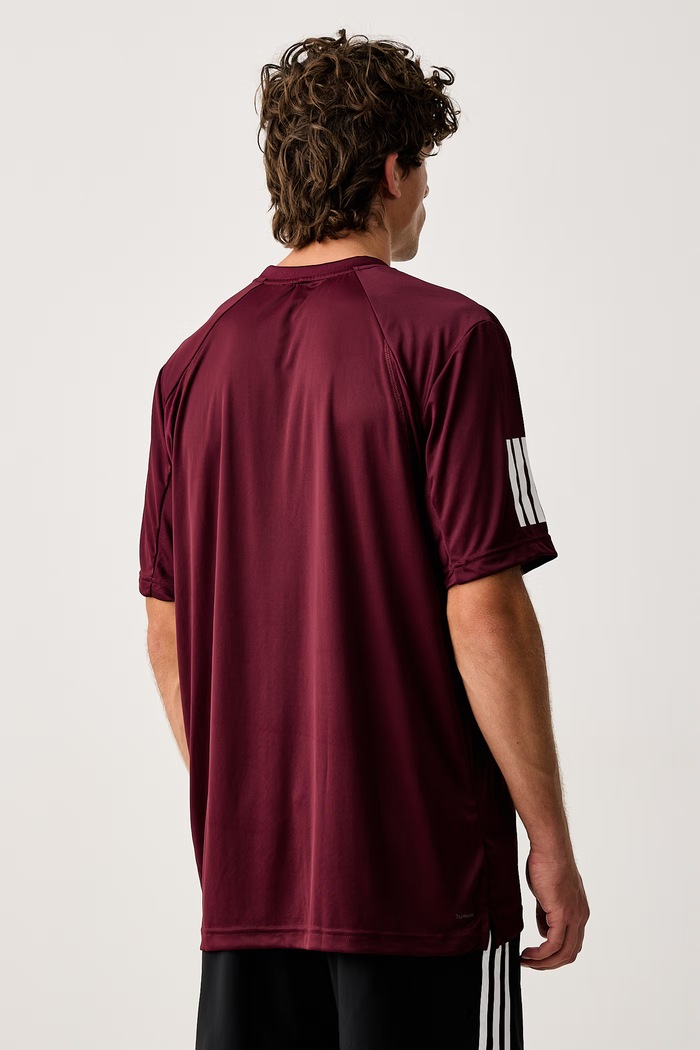 Odjeća adidas Performance Sportska majica kratkih rukava za muškarce TENNIS CLUB KS8311 bordo