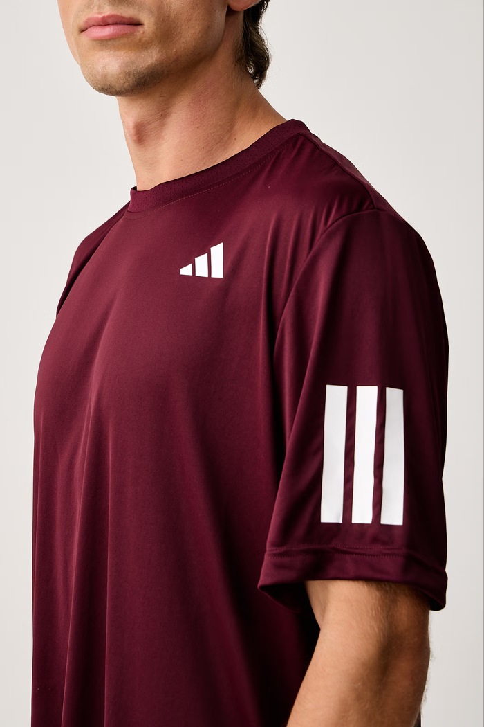 Sportska majica kratkih rukava za muškarce TENNIS CLUB adidas Performance KS8311 bordo