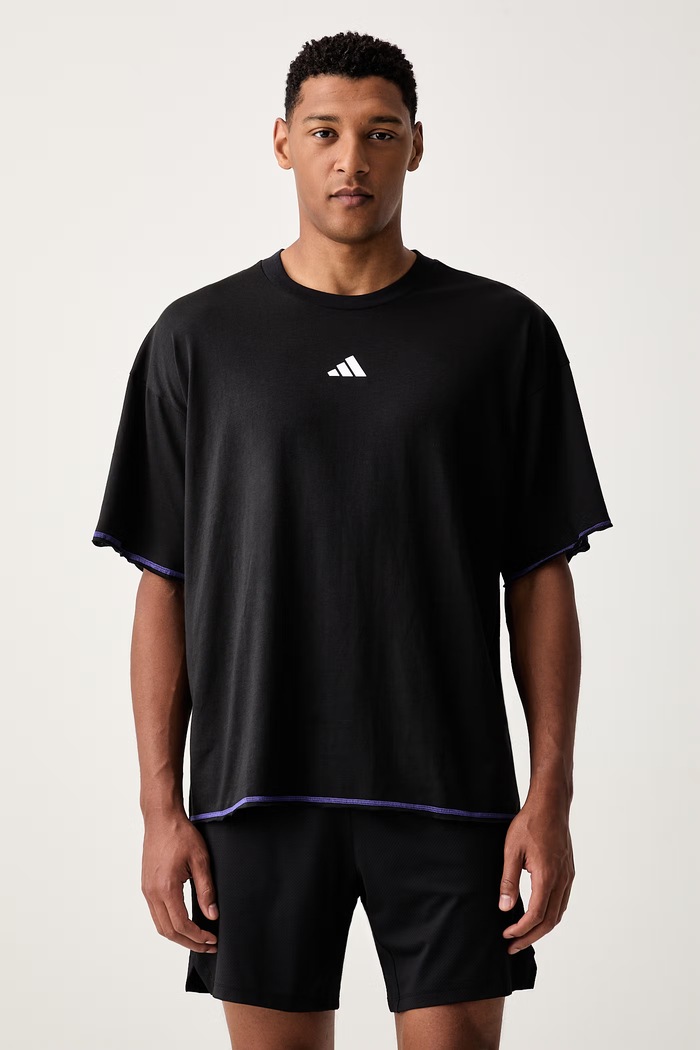 Odzież adidas Performance T-shirt treningowy męski KX9354 czarny