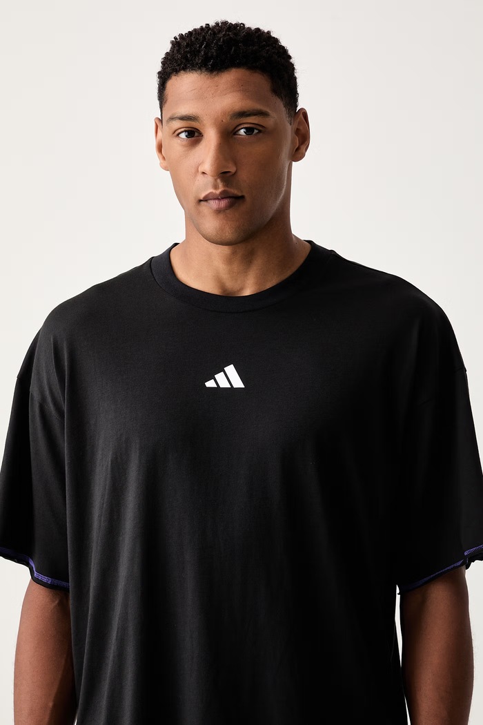 adidas Performance T-shirt treningowy męski czarny KX9354