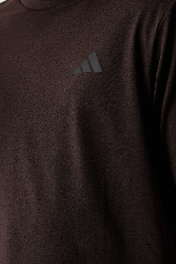 adidas Performance футболка для тренувань чоловіча з бавовною Essentials Feelready KD5498 коричневий