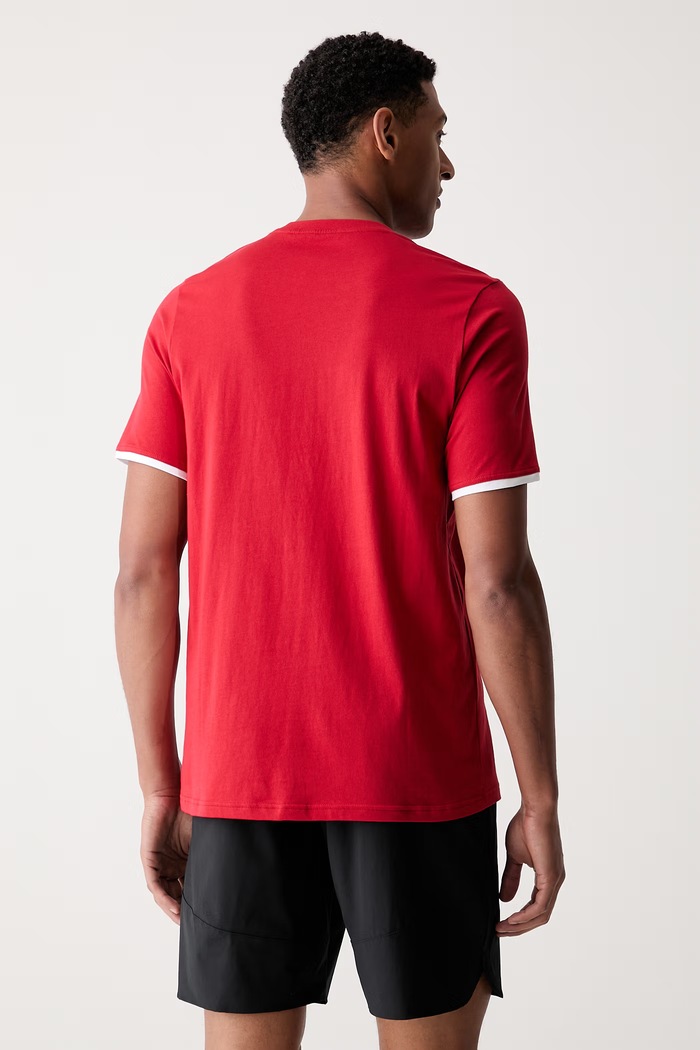 Odzież adidas Performance T-shirt męski bawełniany Entrada26 JZ6676 czerwony