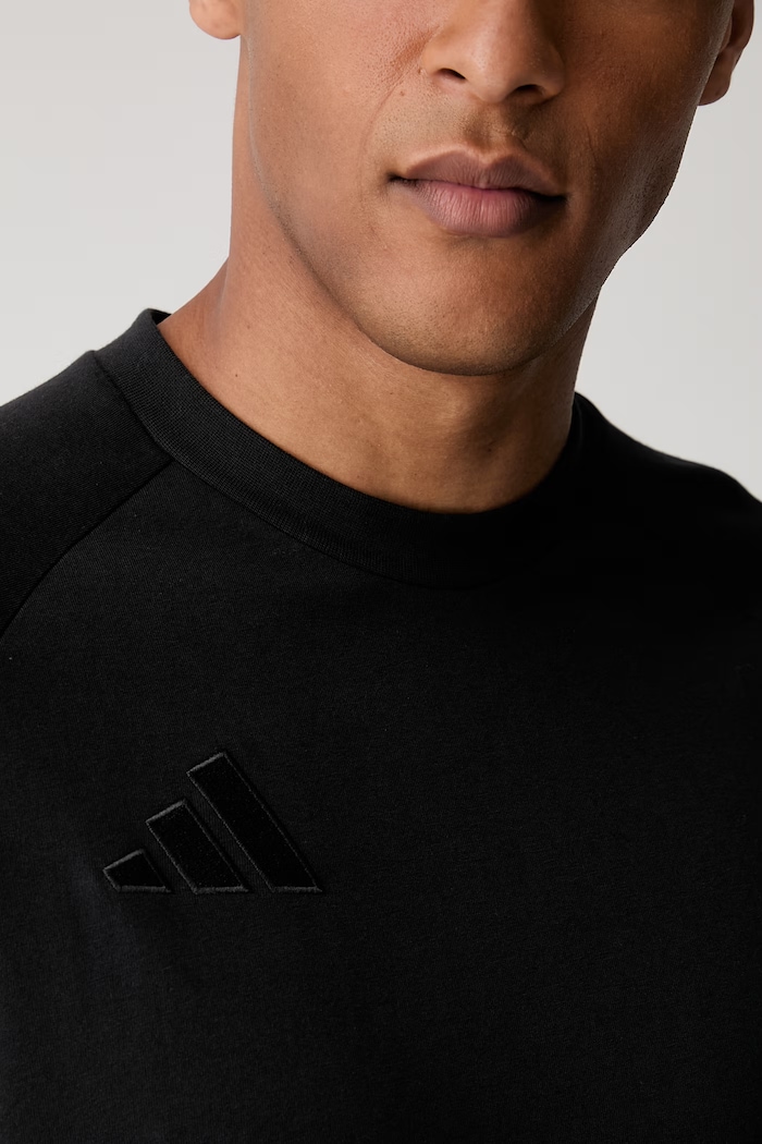 adidas Performance T-shirt treningowy męski bawełniany Tiro 25 JY5948 czarny