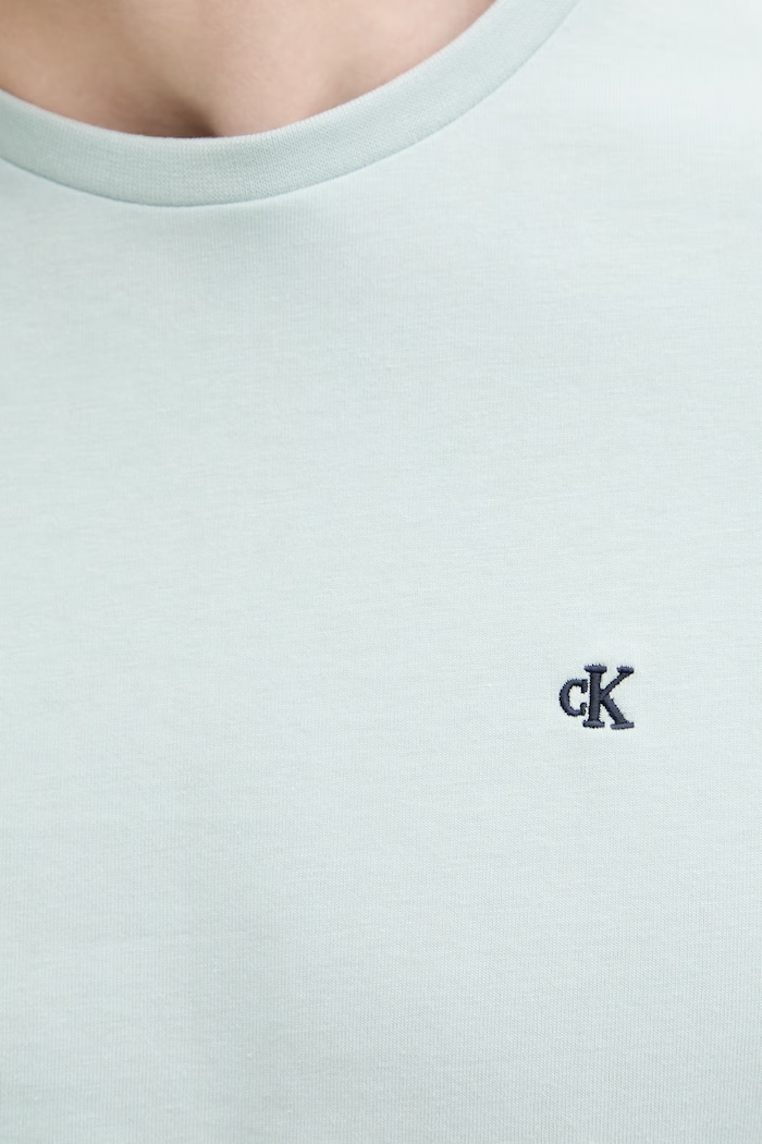 Calvin Klein Jeans tričko pánske bavlnené tyrkysová LV14RD254G