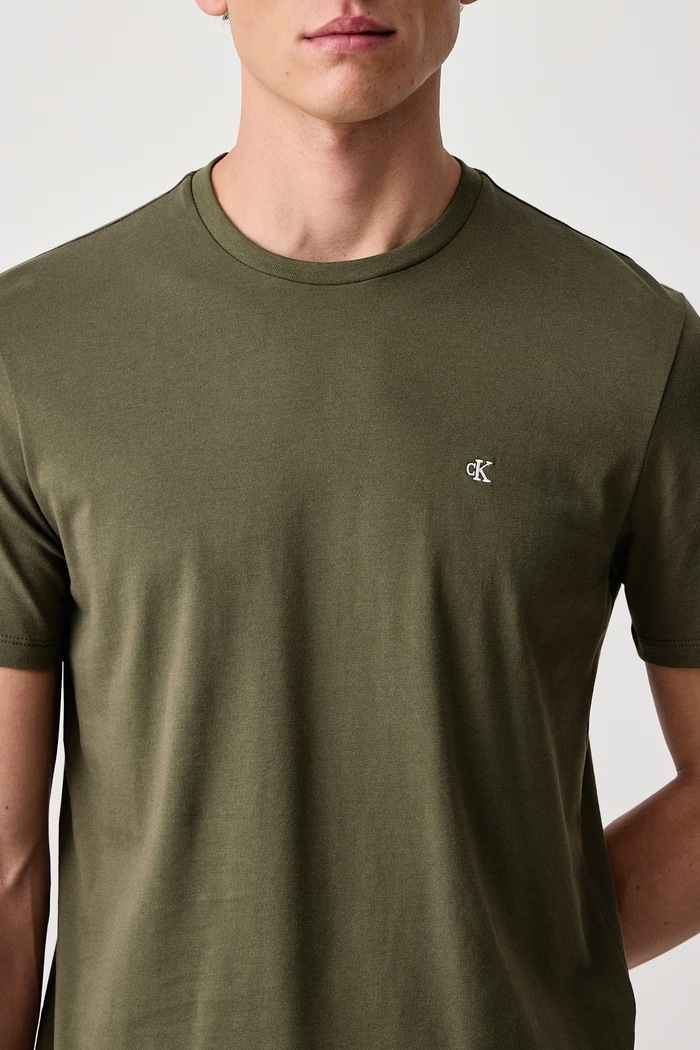 T-shirt męski bawełniany Calvin Klein Jeans LV14RD254G zielony