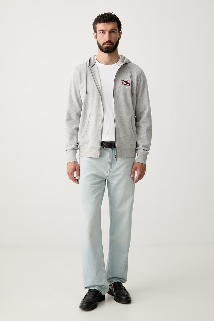 Tommy Hilfiger tričko pánske bavlnené MW0MW43224 biela AW26